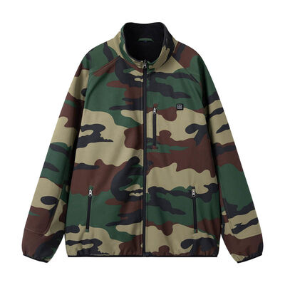 comprar Casaco de lã Sherpa Camo aquecido de tamanho personalizado Casaco de caça de lã revestido Fabricação em linha
