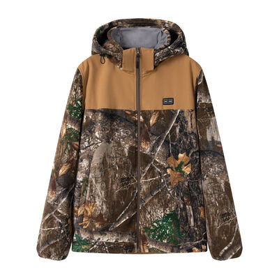 comprar Camiseta de caza USB con calentamiento con chaqueta de pelo de pelo de lana con camuflaje de bosque con yugo de bronceado Fabricación en línea