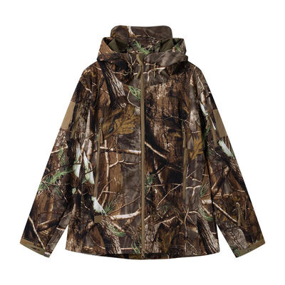 Buy Men's Fleece Lined Abrasion Resistant Wind-Resistant Camo Hunting Jacket for Outdoor Activities online manufacture