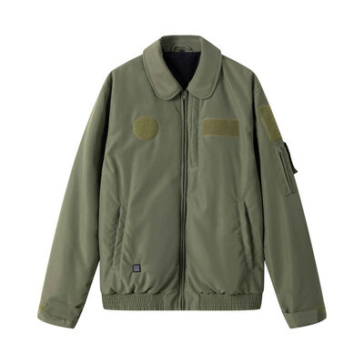 Mua Jacket chiến thuật sưởi ấm bằng USB màu xanh lá cây với vỏ mềm chống gió sản xuất trực tuyến