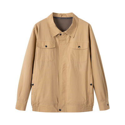 kupować Lekka męska kurtka przeciwdeszczowa Classic Mesh, kurtka użytkowa, khaki produkcja online