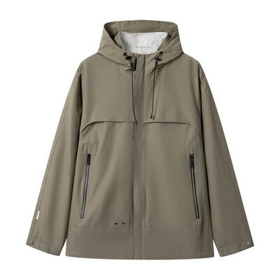 kopen Zacht Taffeta Ripstop Down Jacket Soft Shell Hooded Jacket Mensen online vervaardiging