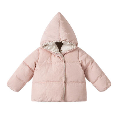 acheter Pour tout-petits Reversible Poids léger Pullover courte Capuche Pullover Jacket Rouge Rose Crème fabrication en ligne