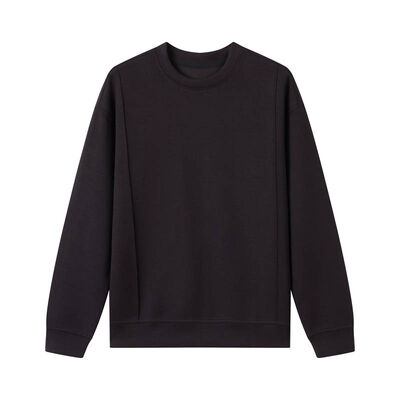 buy Light Stretch Mens Classic Crewneck Sweatshirts Minimalist Long Sleeve Pullover online manufacture