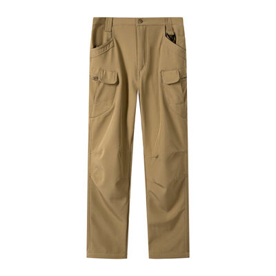 kopen Heren Fleece Gevoerde Tactische Cargo Broek Ritssluiting Dijbeenzakken Outdoor Cargo Broek online vervaardiging